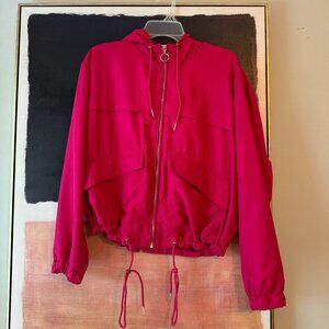 H&M Divided Wind Breaker Hot Pink | MEDIUM
